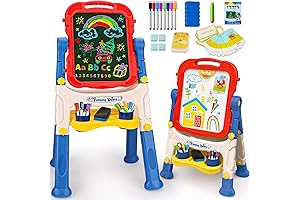 Kids Drawing Easel for Ages 4-8