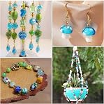 Craftdady 200 pcs Formes mélangées & Couleurs Lampwork Perles en verre Perles molles Fit La plupart des principaux bracelets de charme 4-20x4-20mm Trou: 1-2.5mm