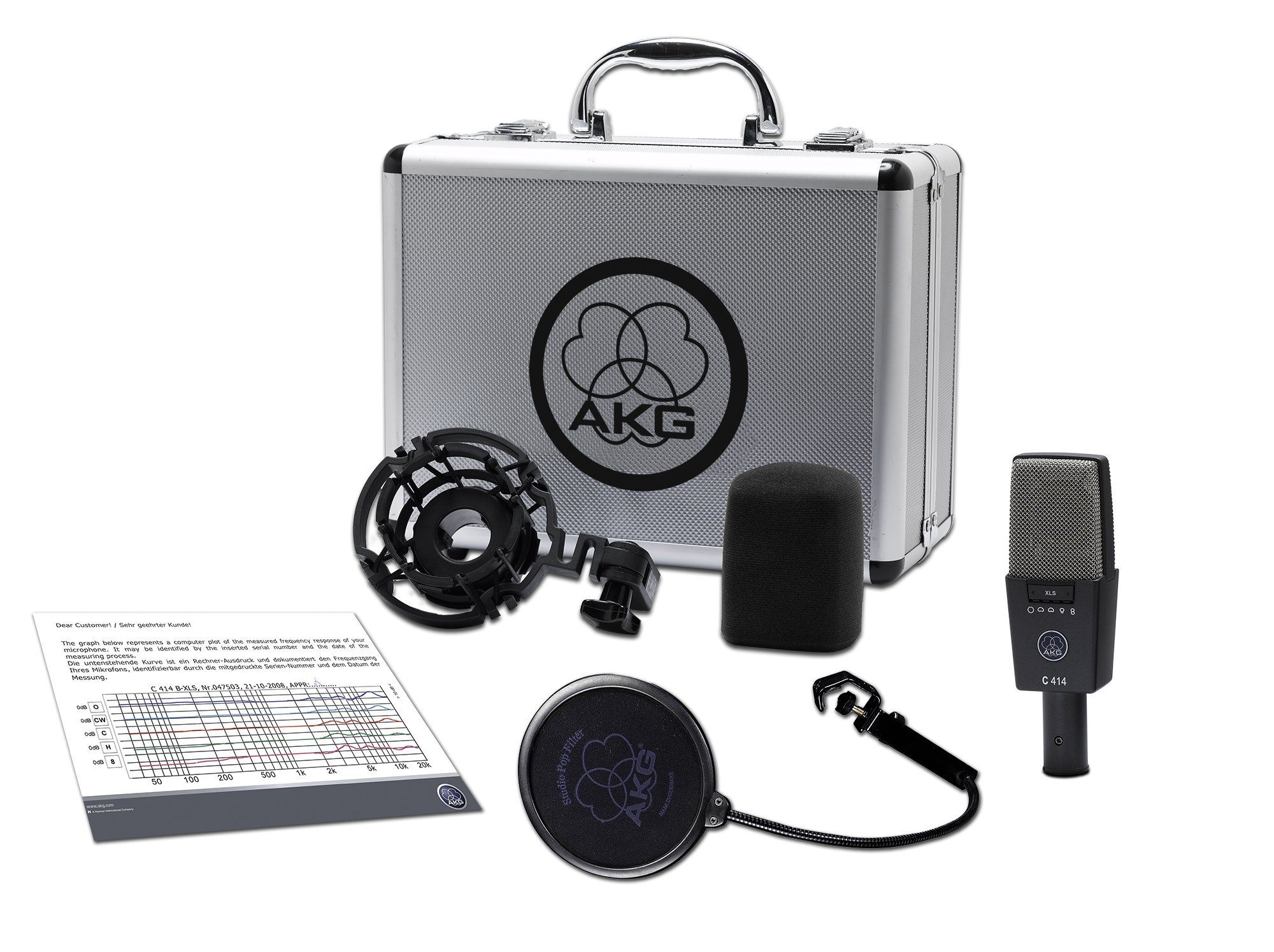 Amazon.com: C414 XLS Large Diaphragm Condenser Microphone (Renewed)