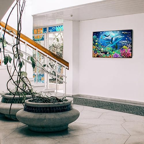 Miniatura 4 de Nattork - Rompecabezas de 1000 piezas para adultos y familias con piezas que encajan a la perfección - Mundo marino