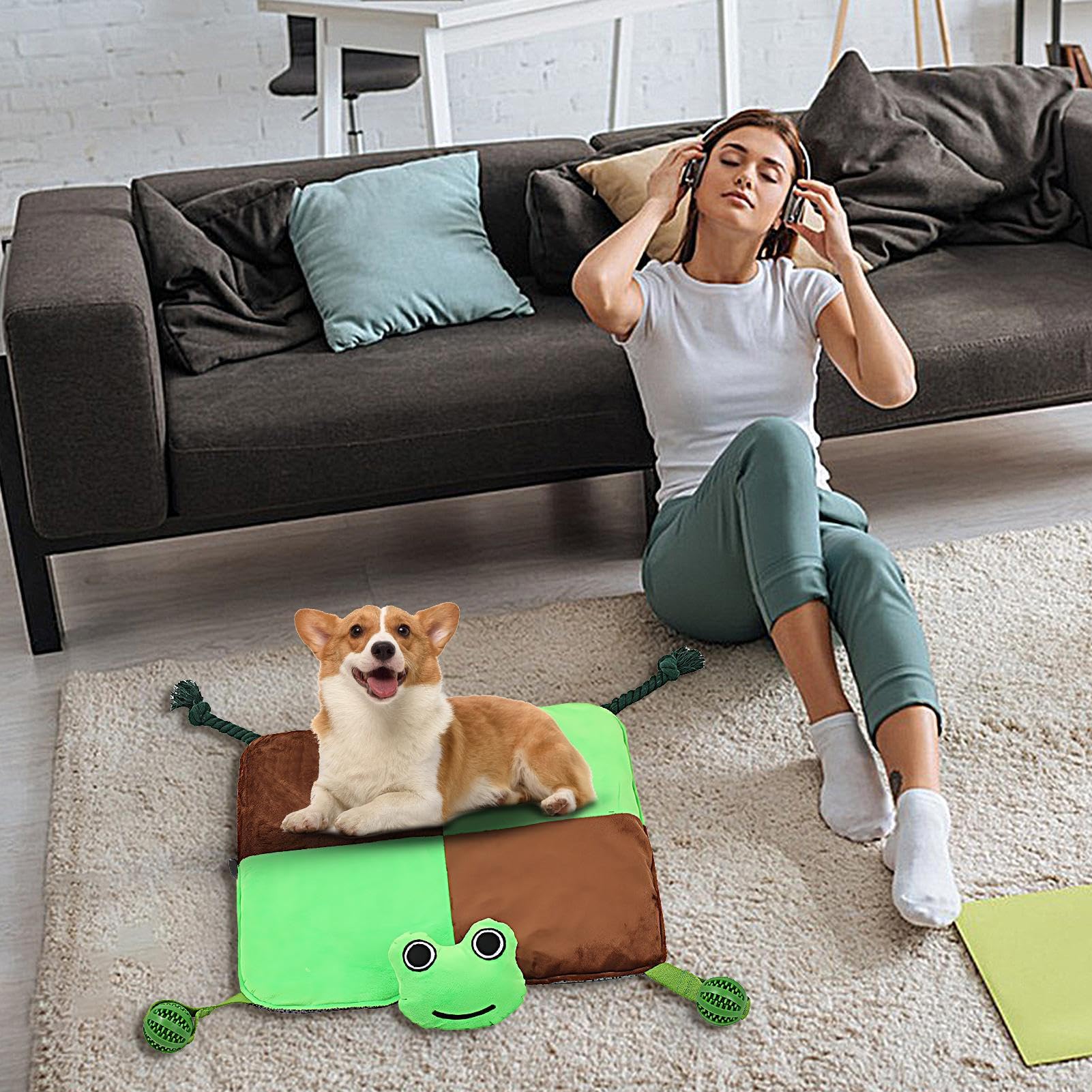 Tappetino da fiuto per animali domestici, colorato, sicuro e