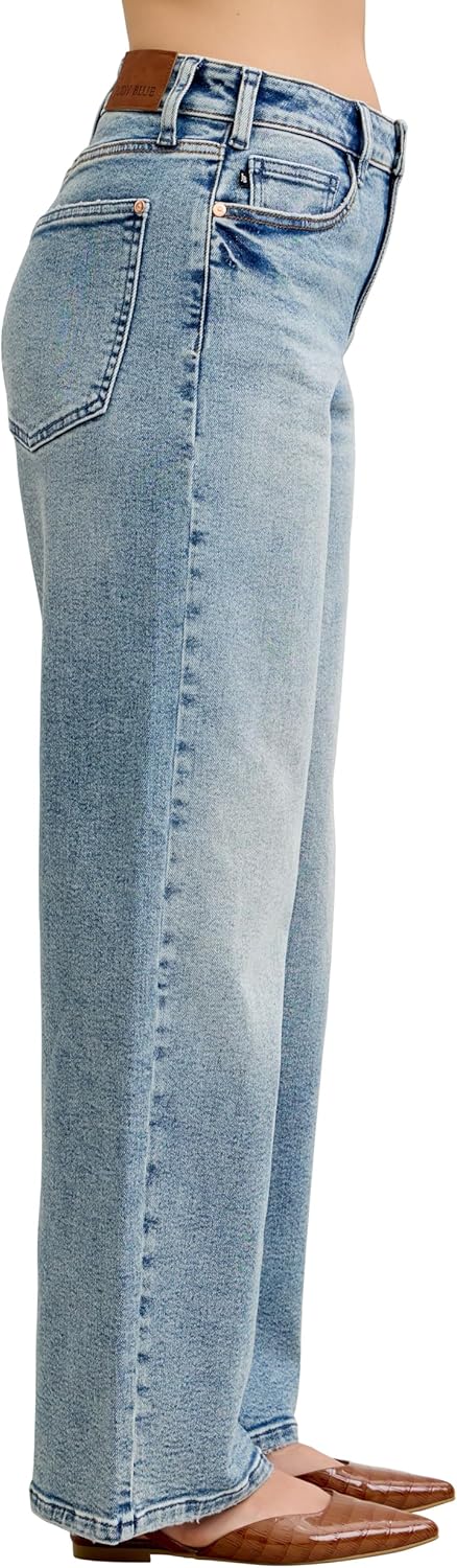 Judy Blue Womens Jeans - High Waisted Wilhemina Light Vintage Wash - Image 3