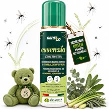 Albagarden Essential Oil Mosquito Repellent Lotion | Lemongrass, Eucalyptus, Sage, Menthol and Sodium Hyaluronate - Fresh, Non-Greasy Skin, Ideal for Sensitive Skin and Children from 6 Months and Up