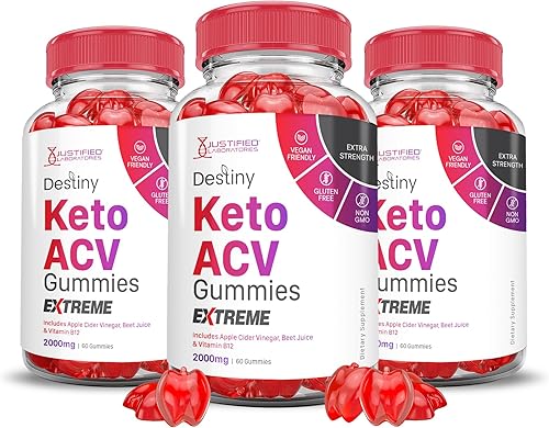 Destiny Keto ACV Gummies Extreme 2000 mg Destiny Keto Gummies Fórmula avanzada Vinagre de sidra de manzana con jugo de granada y remolacha en polvo