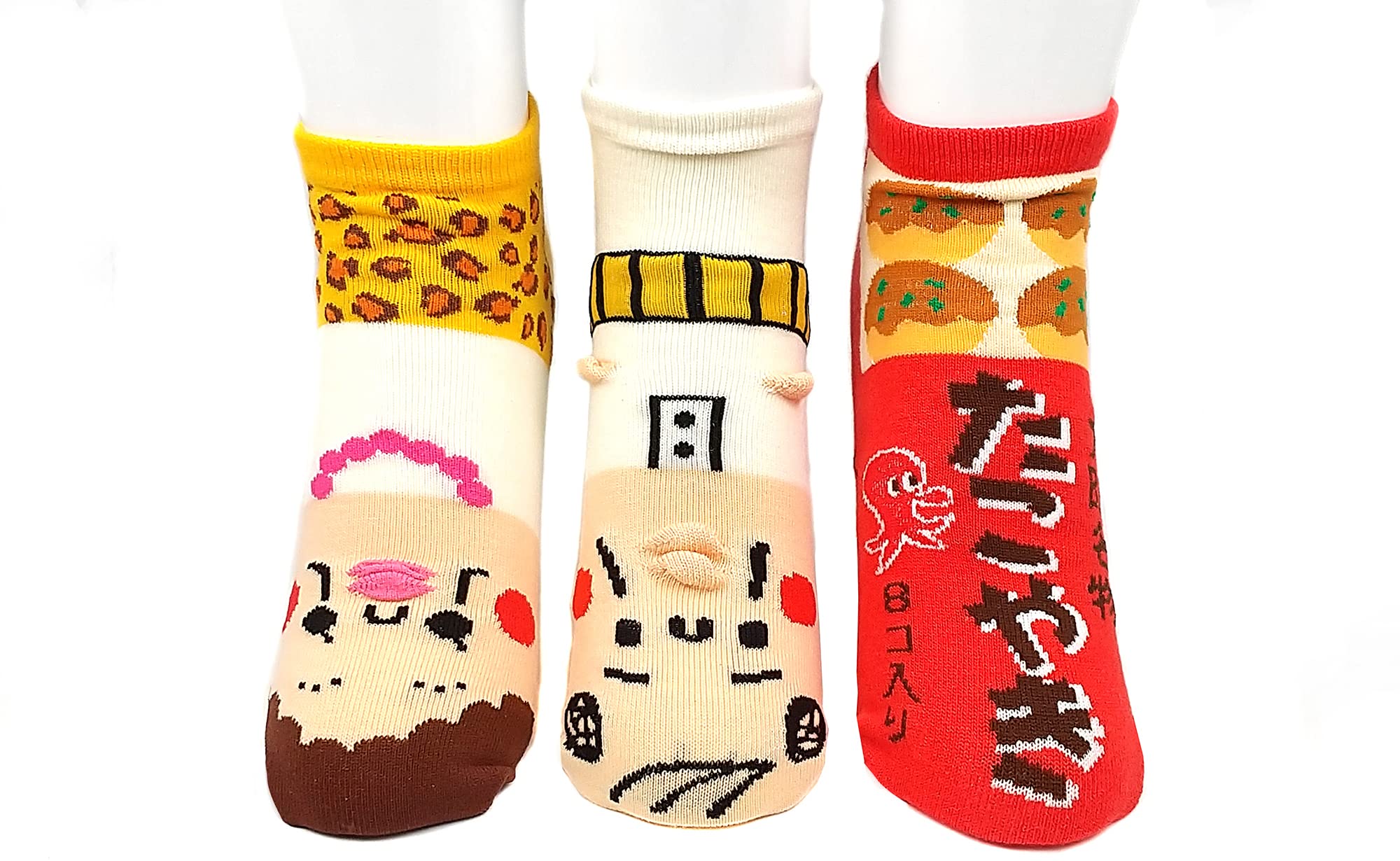 Amazon.co.jp: 婦人おもしろ 大阪名物セット （5足入り） : ファッション