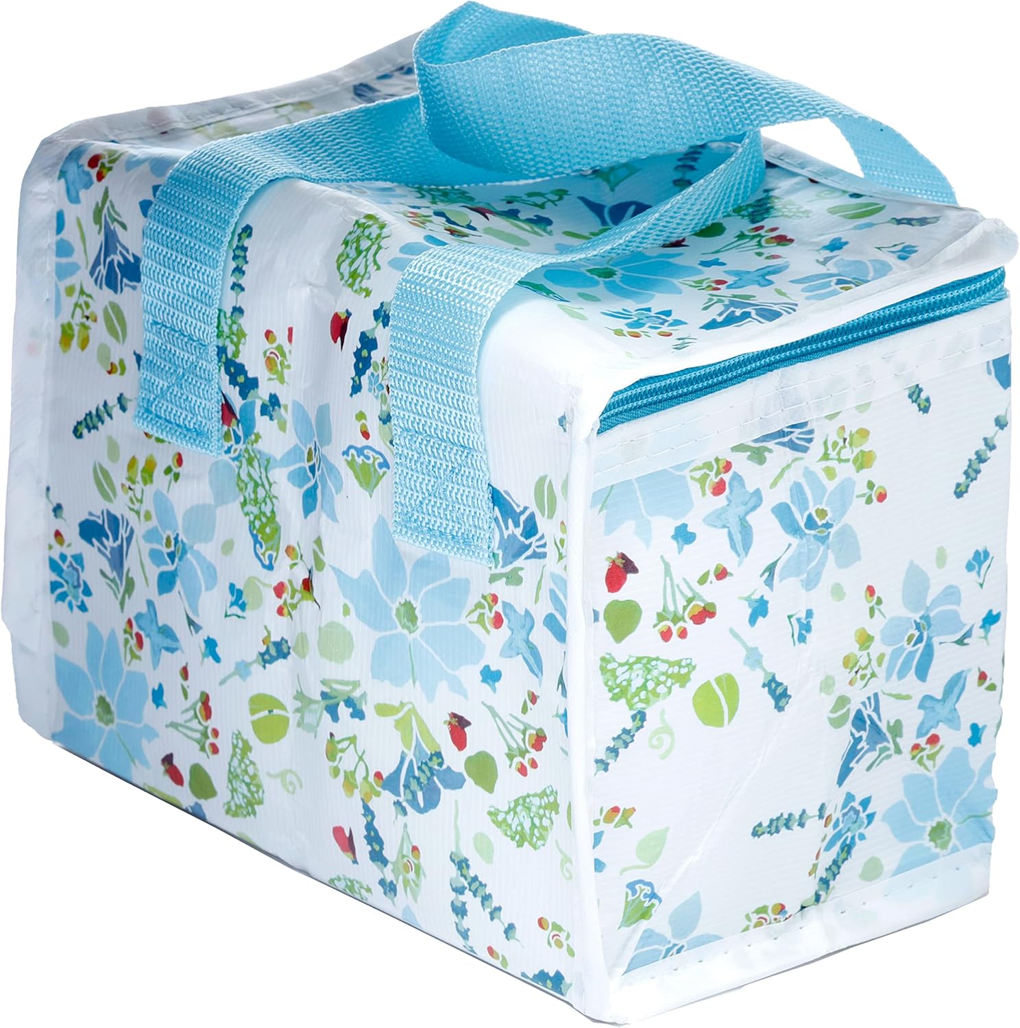 Puckator Cool Lunch Bag Julie Dodsworth Lavender Garden Design Out of Recycled Plastic Bottles - Insulated Lunch Bag for Women Men Children - Lunch Box Bag for Work & School Beach Picnic Accessories