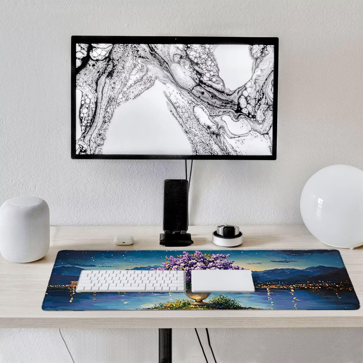 Podkładka pod mysz do gier, 1200 x 400 mm XXL Podkładka pod mysz do gier, duża, antypoślizgowa wodoodporna, rozszerzona długa podkładka pod mysz do klawiatury XXL, akcesoria biurowe, do gier