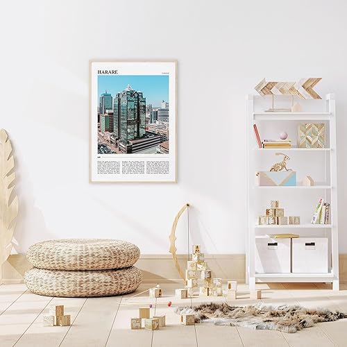 Miniatura 4 de Póster de viaje Harare, arte de pared de Harare, impresión de póster de Harare, foto de Harare, decoración de Harare, Zimbabwe