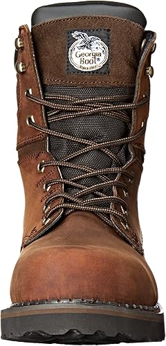 Miniatura 2 de Georgia Boot Georgia Brookville - Botas de trabajo con punta de acero de 8 pulgadas para hombre, Marrón