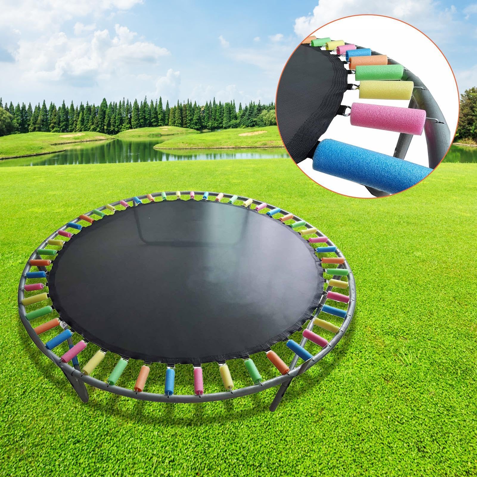 Trampolin Pole Foam Sleeves - Sicherheitspolster Für Trampolinstangen 88cm