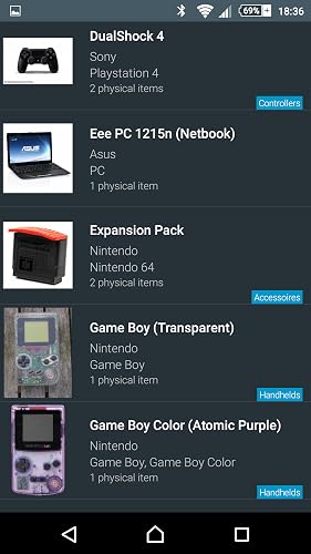 My Game Collection – vue 8