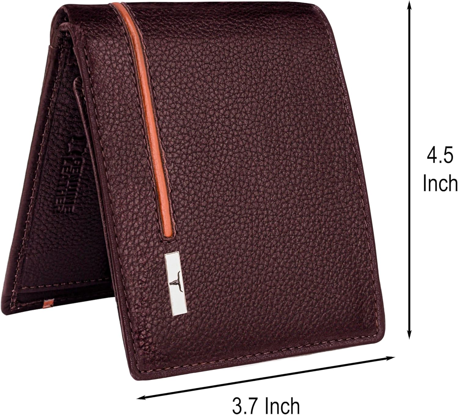 URBAN FOREST Leather Men's Wallet, Brown, RFID