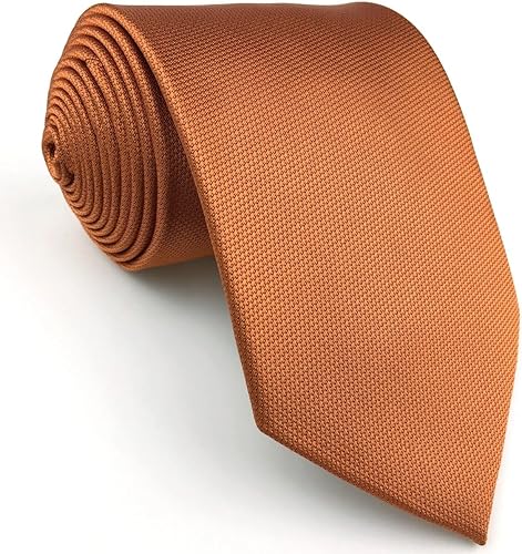 Vista 76 de S&W SHLAX&WING Conjunto de corbata de color sólido y pañuelo de bolsillo para hombre C33