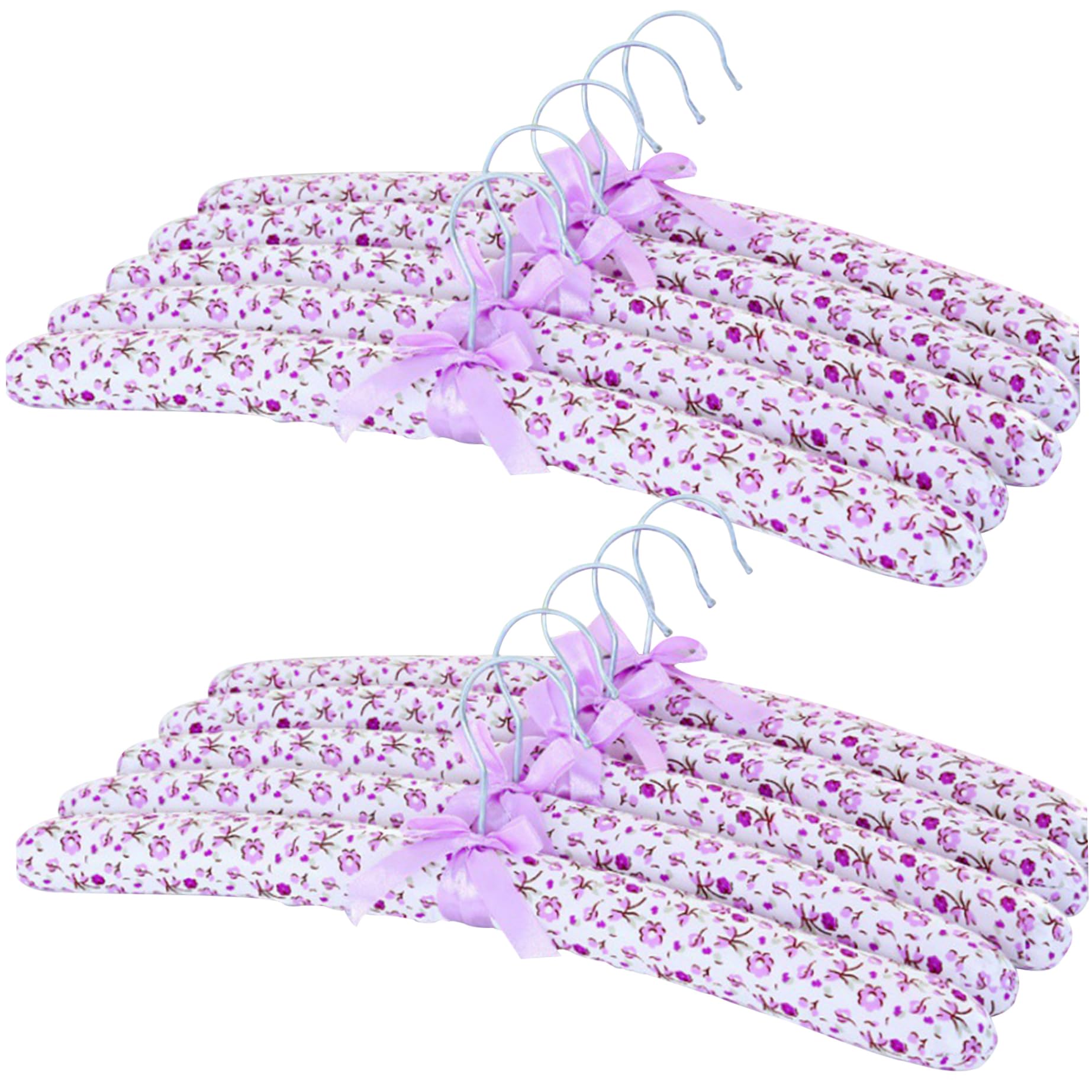 Appendiabiti maglione, ganci per cappotto imbottito, 10 pezzi imbottiti non slittati, ganci per vestiti imbottiti in raso fiore, ganci morbidi per maglione per camicetta 2, ganci per vestiti imbottit