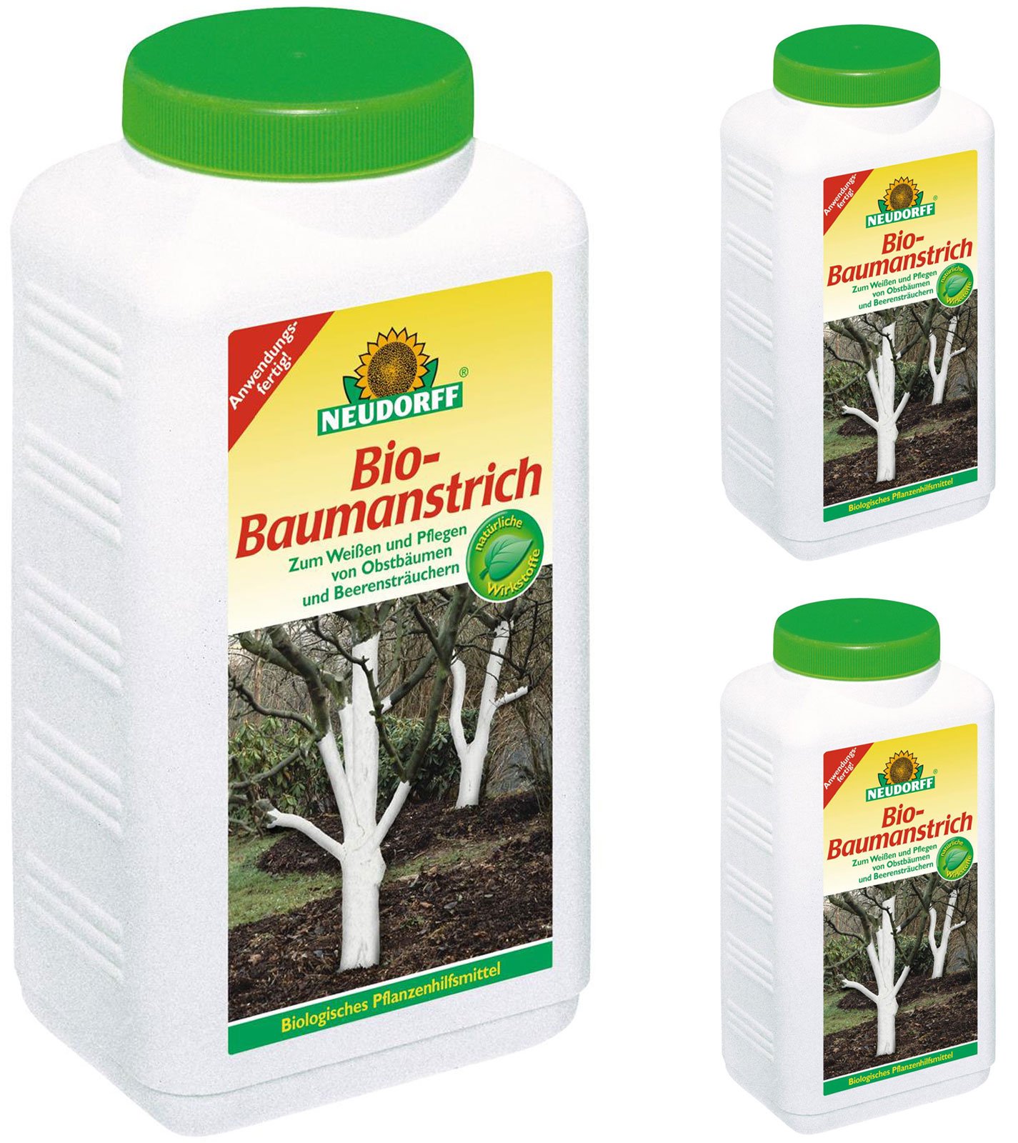 3 x 2 Liter Neudorff Bio-Baumanstrich