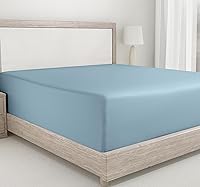 Vista 13 de California Design Den - Sábana bajera ajustable individual XL, suave de 400 hilos, 100 % algodón, sábanas refrescantes con bolsillo profundo