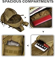 Vista 5 de Protector Plus Mochila táctica para motocicleta, pequeña bolsa de ciclismo militar (incluye paquete)