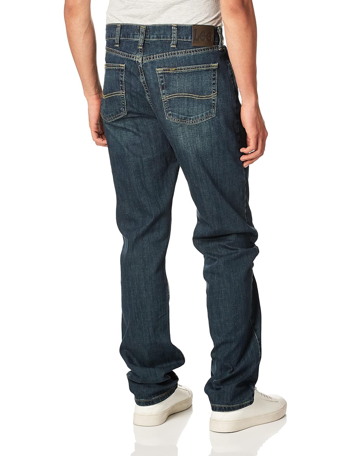 Back view of Lee Men's Regular Fit Jeans