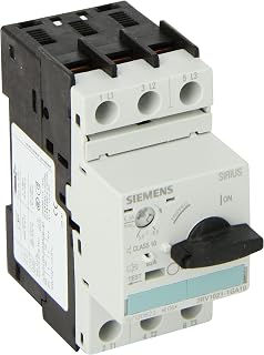 Siemens 3RV1021-1GA10 Manual Starter and Enclosure, Open Type, 4.5-6.3 FLA Adjustment Range
