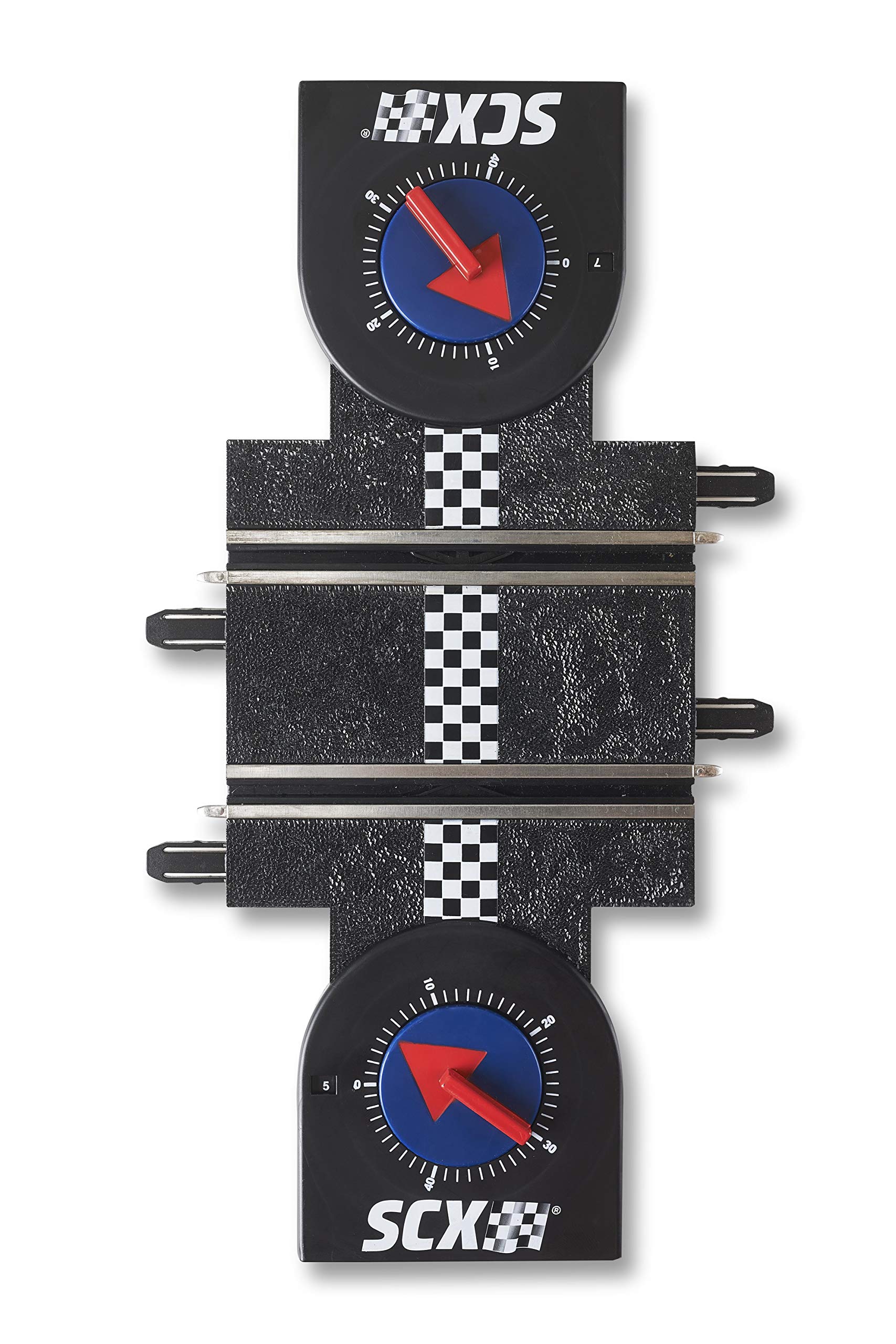 Scalextric Compact - Set De Curva Peraltada, 16 Piezas Para Ampliar Circuitos De Carreras Escala 1:43, Fácil Montaje, Emoción Y Riesgo, Para Niños +3 Años