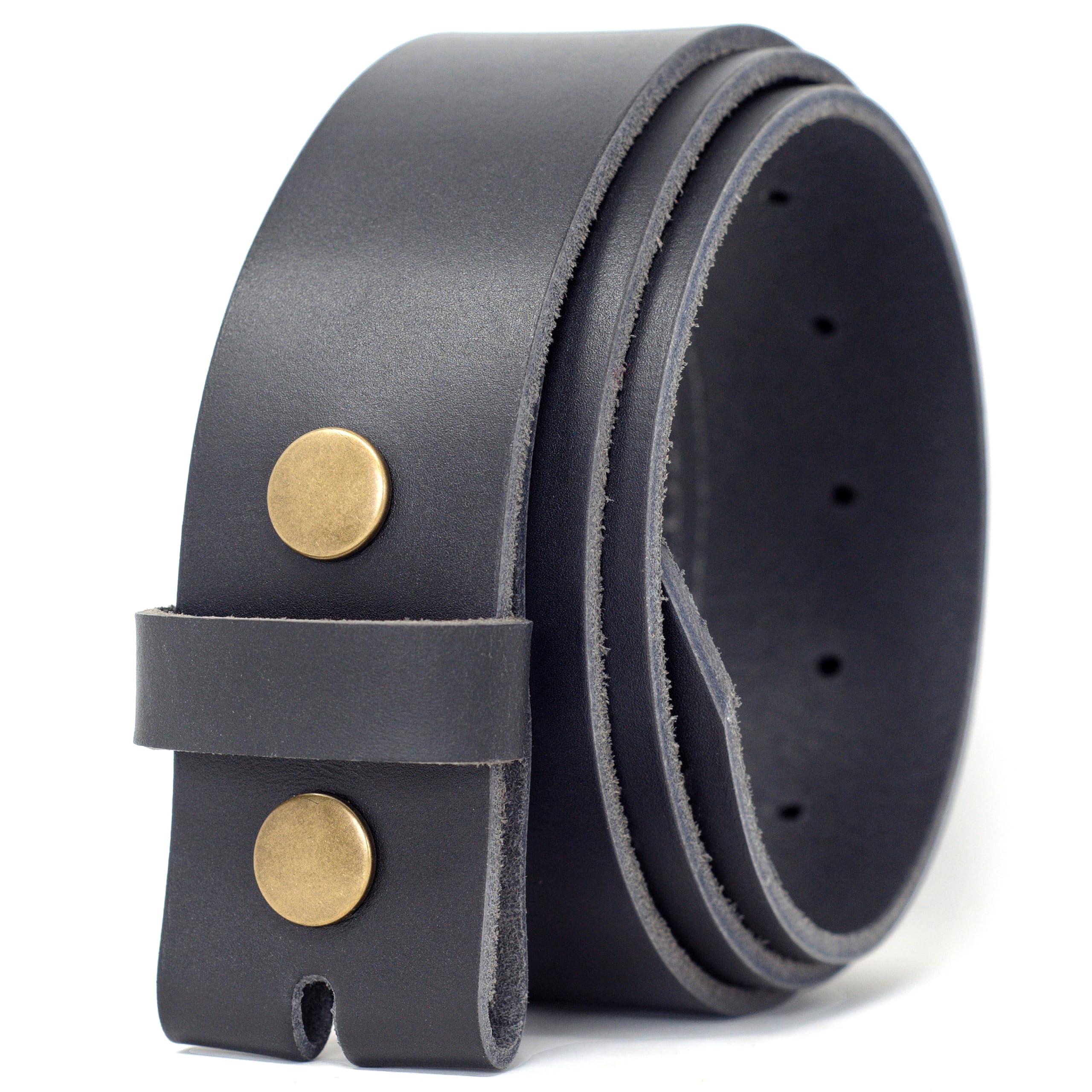 Ashford Ridge40mm Full Grain Hide Leather Snap On Belt - Made in England