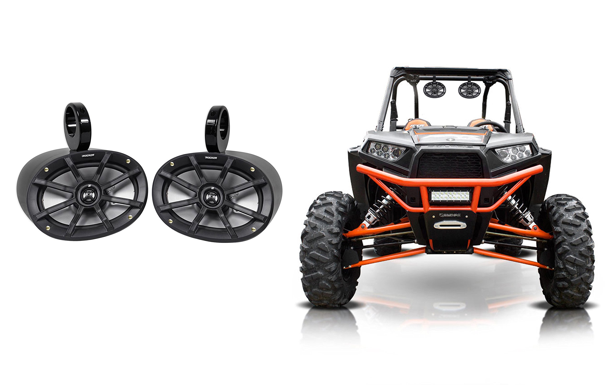Amazon.com: (2) Kicker 40PS694 6x9 180w Compatible with Polairs
