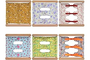 Kiddison Montessori Dressing Frames 11.8" Easy Toddler Learning Kit