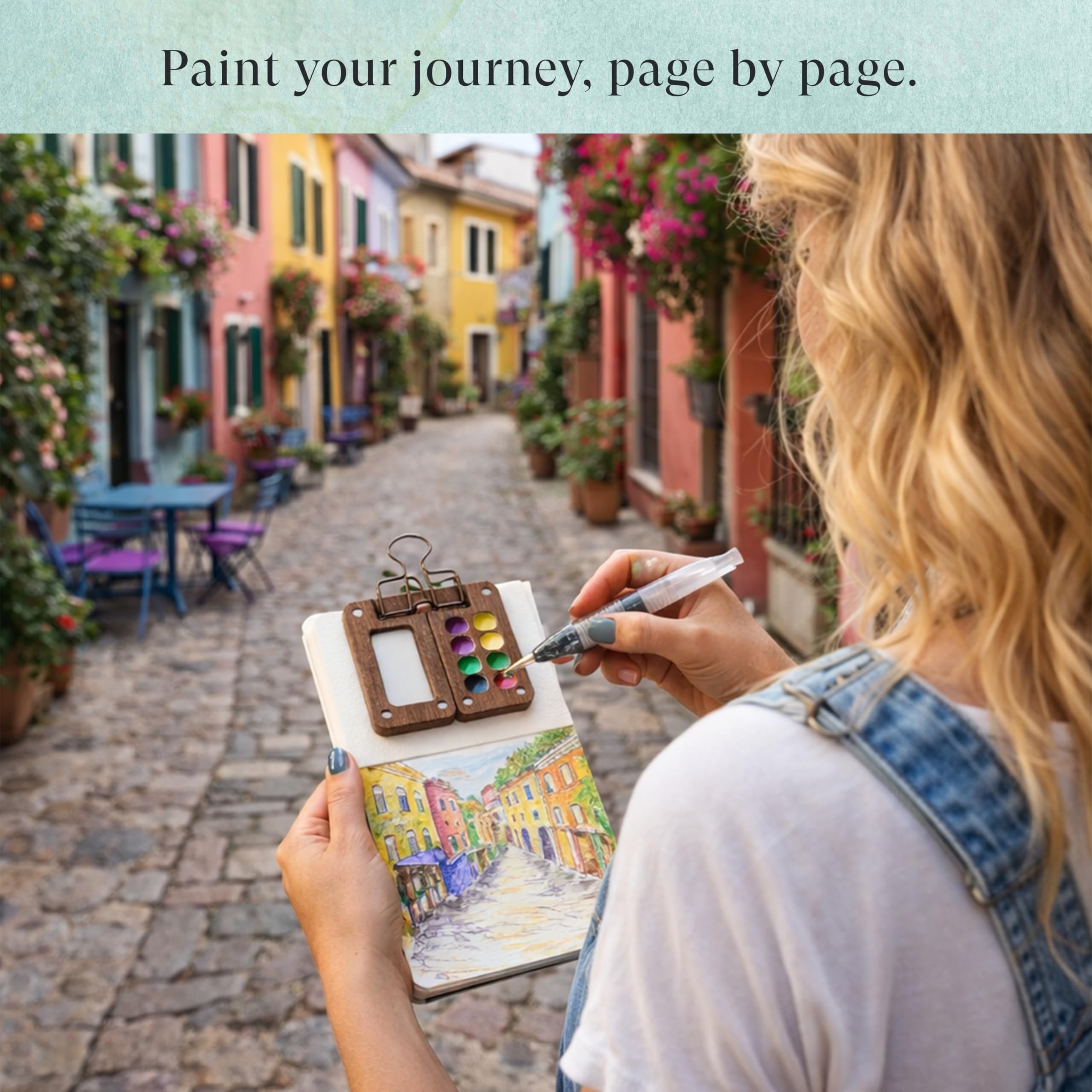 Mini Watercolor Travel Set - 12 Colors -7