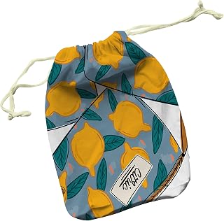 Stampata Sacchetti di Cotone con Coulisse, Borsa di Cotone Verdura, Viaggio Bustine,...