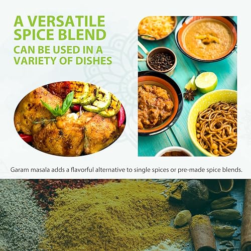 Miniatura 10 de Soeos Garam Masala 12 onzas, mezcla india de 10 especias, mezcla totalmente natural, sin sal, vegano, sin colores, apto para gluten, sin OMG,