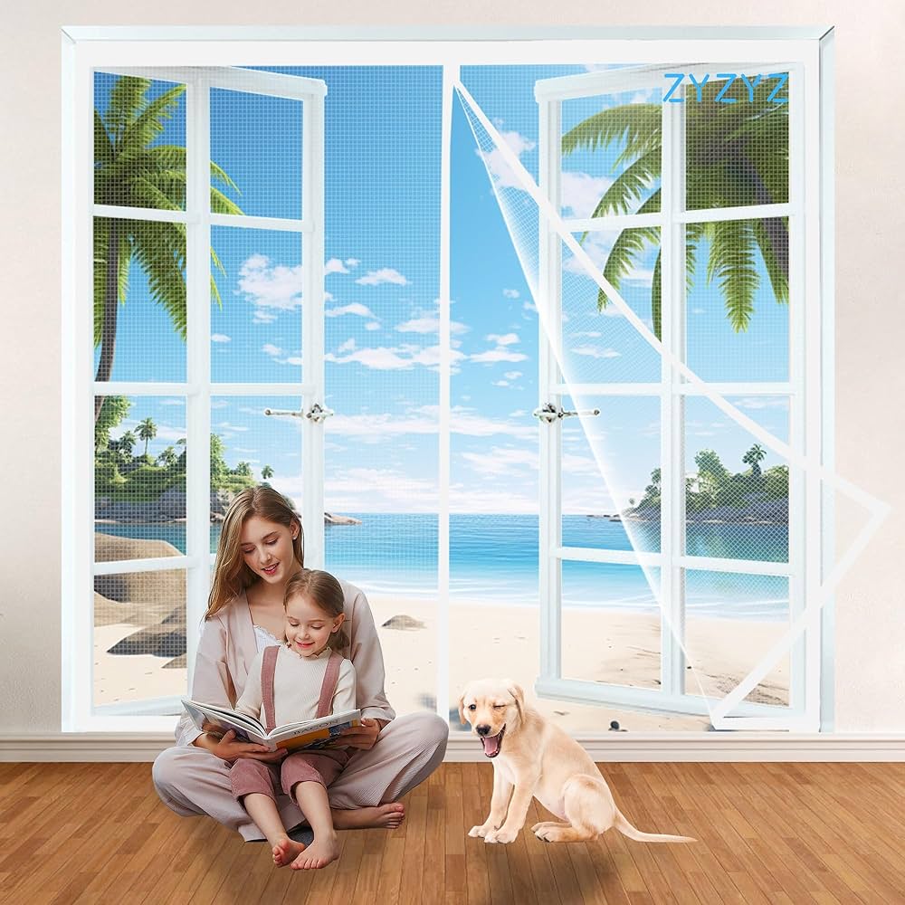 Moustiquaire Fenetre Aluminium Blanc, Moustiquaire Magnétique