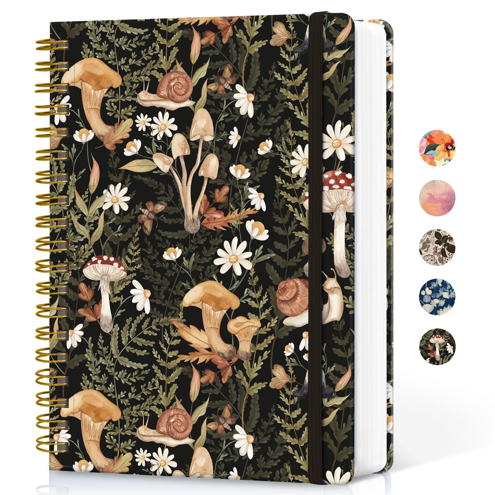 Cahier à spirale B5 haut de gamme avec couverture rigide durable