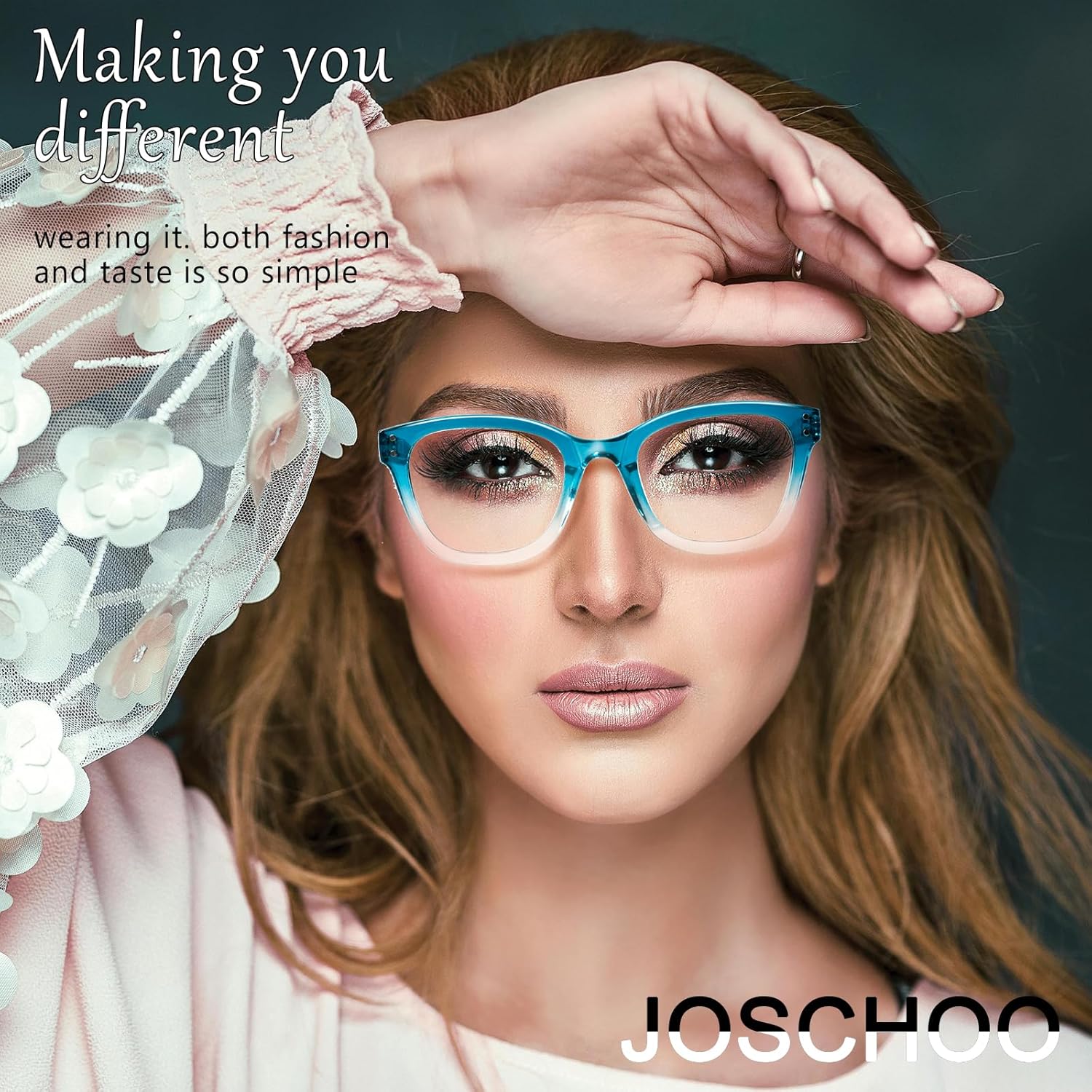 JOSCHOO Reading Glasses Blue Light Blocking Readers Spring Hinge Glasses for Reading for Men and Women - Image 5
