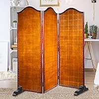 Vista 14 de Veemoon Soporte divisor de habitación plegable, pies de panel de pantalla, base de partición de pantalla, soporte de divisor de habitación, base