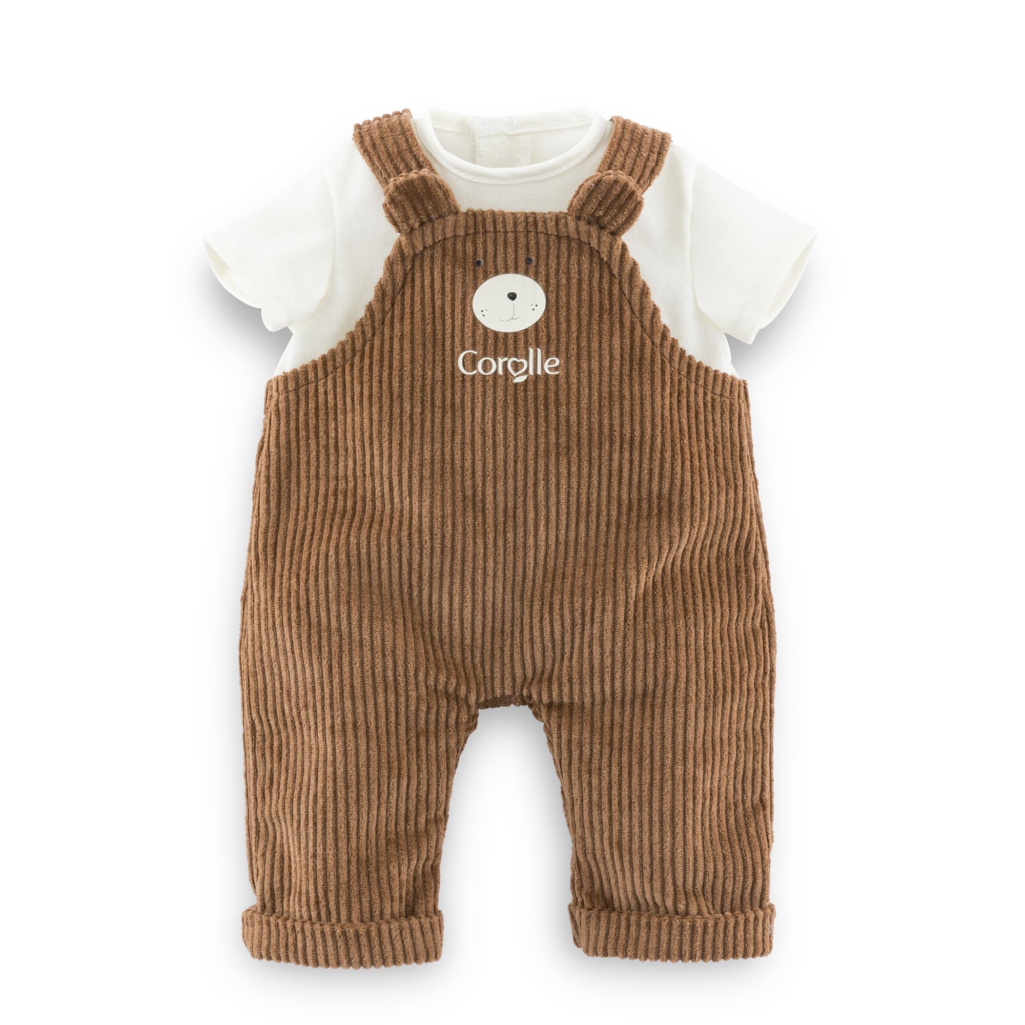 Corolle - Dungarees Bear & T-Shirt Little Explorer, Clothes Doll 30cm, from 18 months, 9000111280
