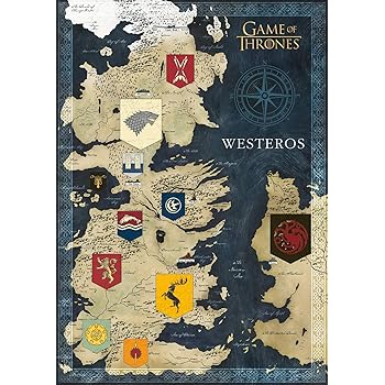 Amazon Com Buffalo Games Juego De Tronos Mapa De Westeros Puzzle De 500 Piezas Toys Games