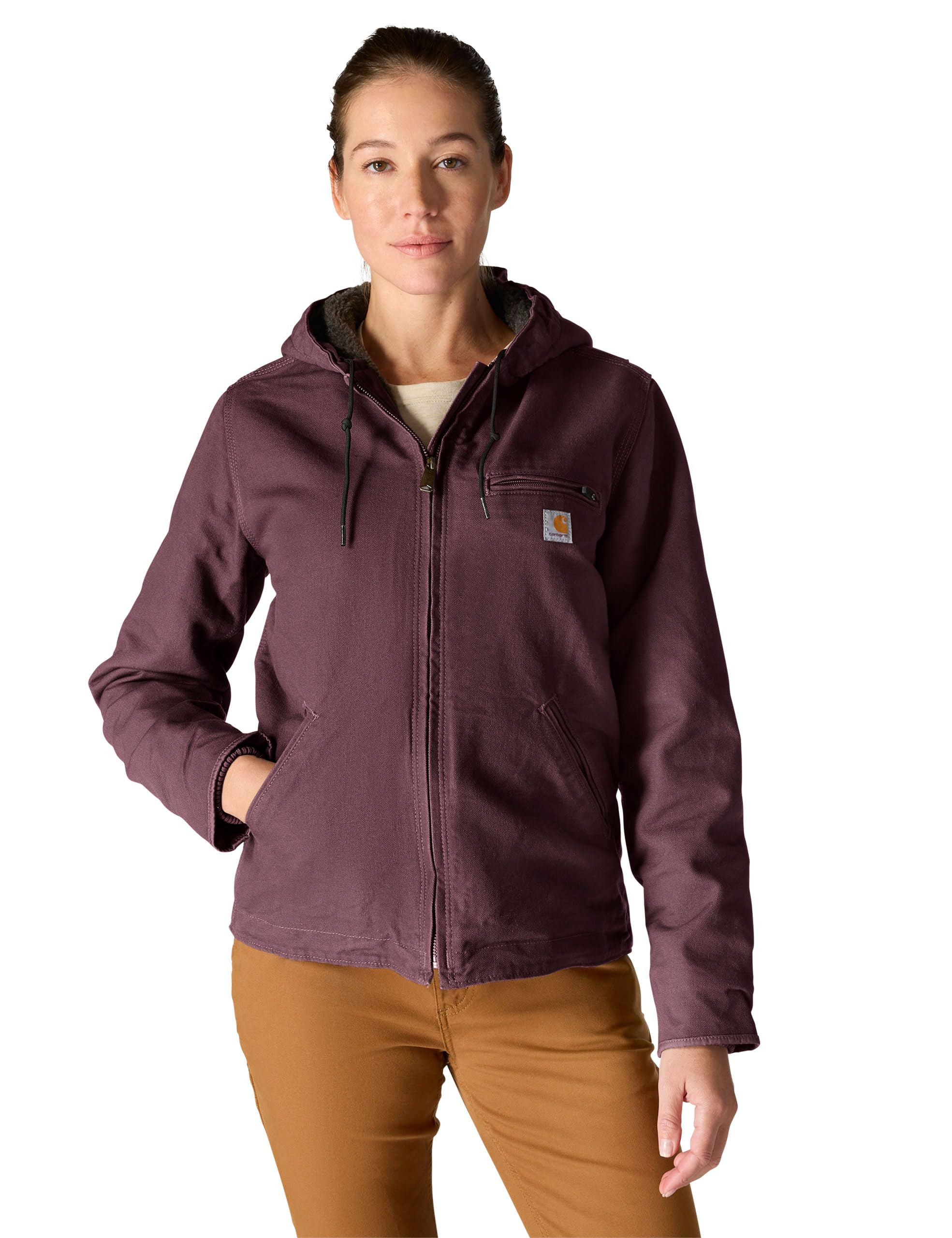 Carhartt Damen Jacke - loose fit washed duck sherpa lined jacket