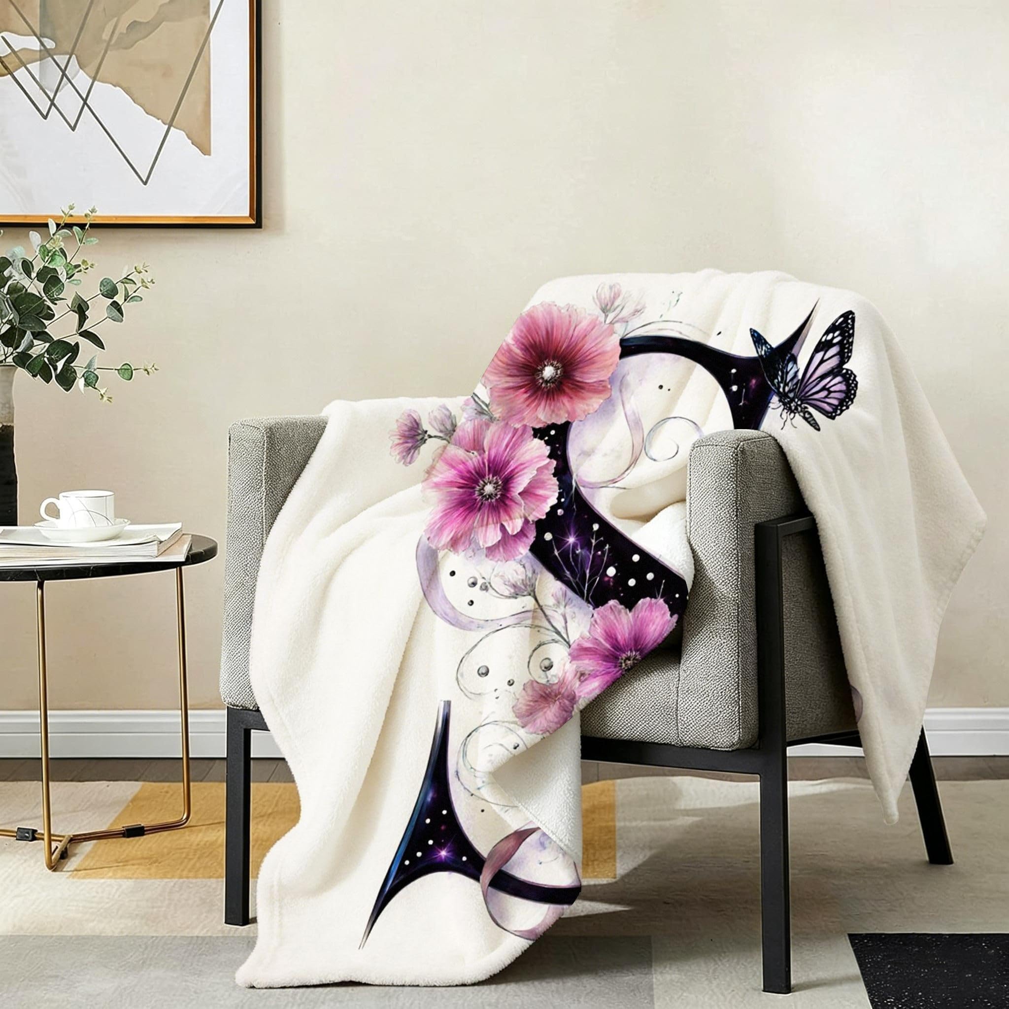 Coperta XXL 240x260 Donna Dagli Occhi Flanella Copridivano-A247