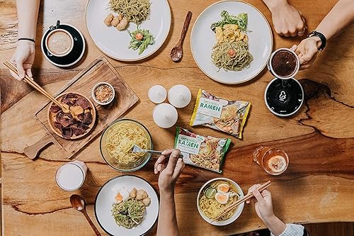 Miniatura 6 de Lemonilo Ramen - Mein de pollo - Ramen instantáneo saludable - Fideos horneados al horno con espinacas y puerro - Hecho con ingredientes totalmente