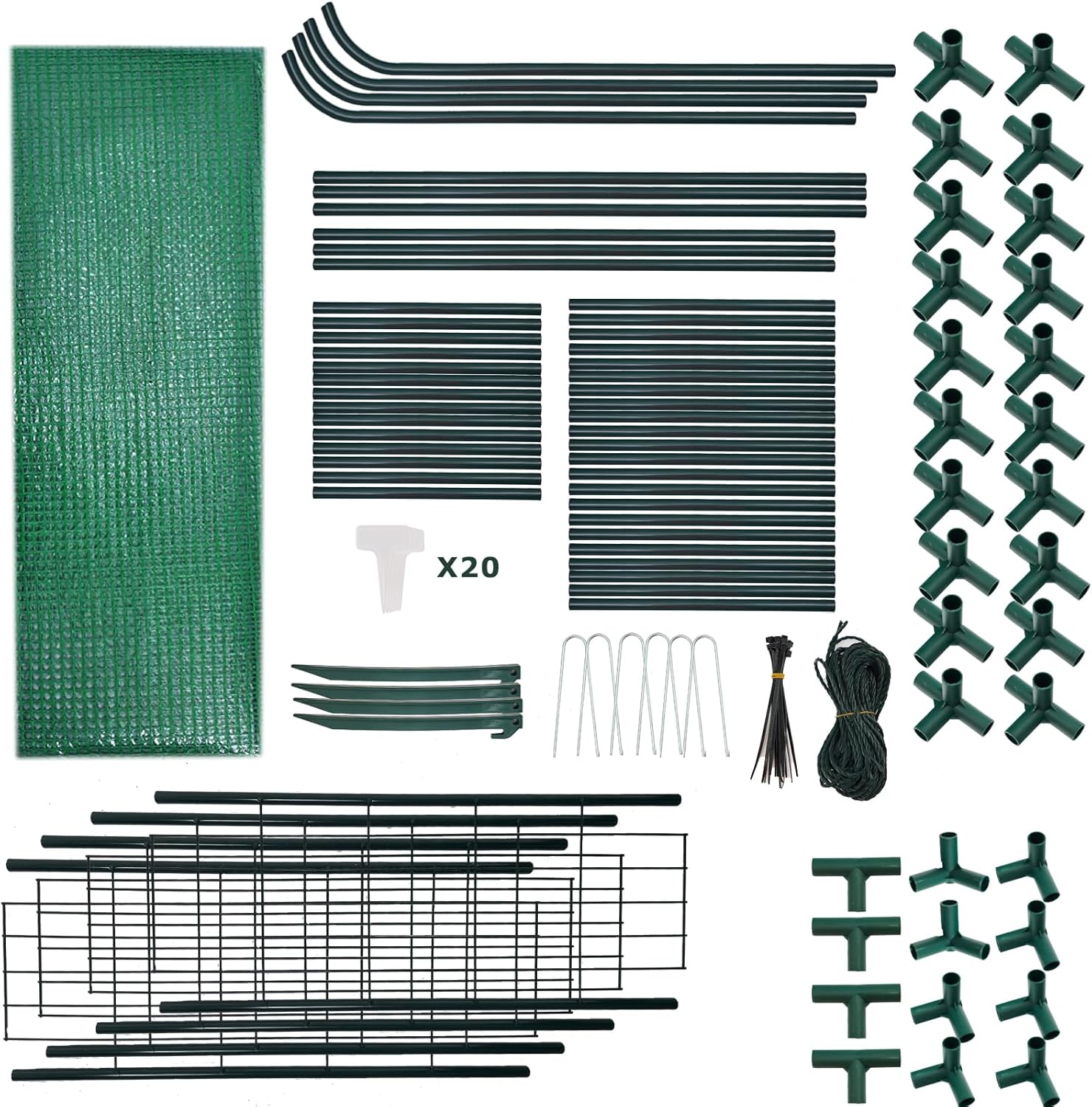 Mini cubierta de reputo para invernadero de jardín de 4