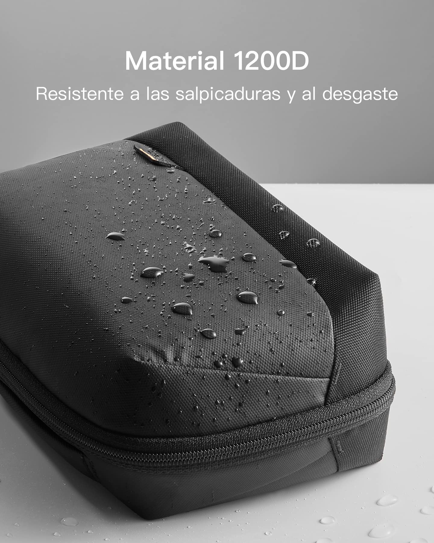 Inateck Organizador Cables Viaje, Bolsa con Asa para Accesorios Resistente a Las Salpicaduras, Bolsa Organizadora de Artilugios, Organizador de Cables USB