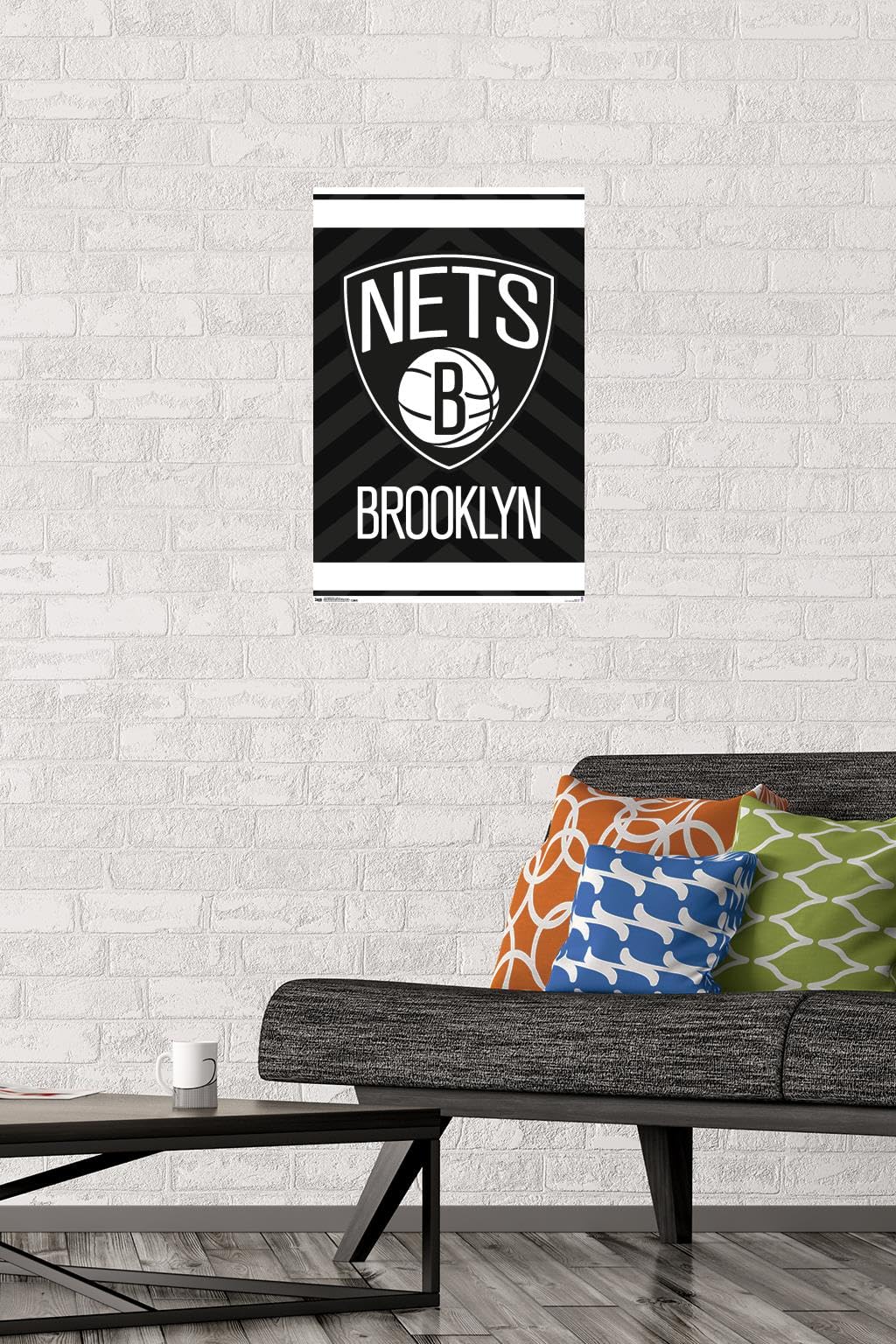 Amazon.co.jp: Trends International NBA ブルックリン・ネッツ - ロゴ