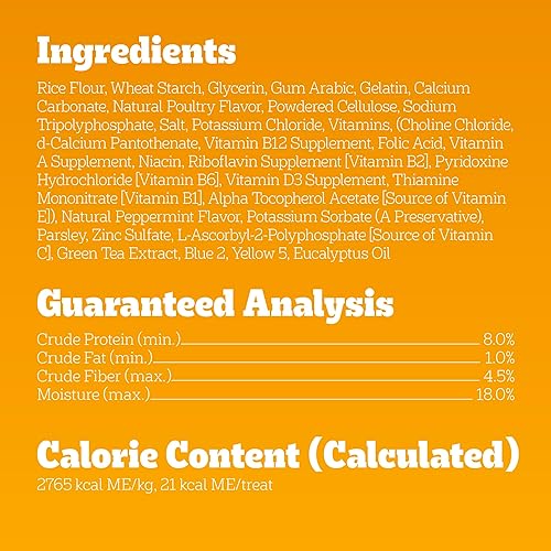 Miniatura 6 de Pedigree DENTASTIX Golosinas dentales para perros de juguetepequeños huesos dentales de sabor fresco, 49.24 onzas, paquete múltiple (204 golosinas)