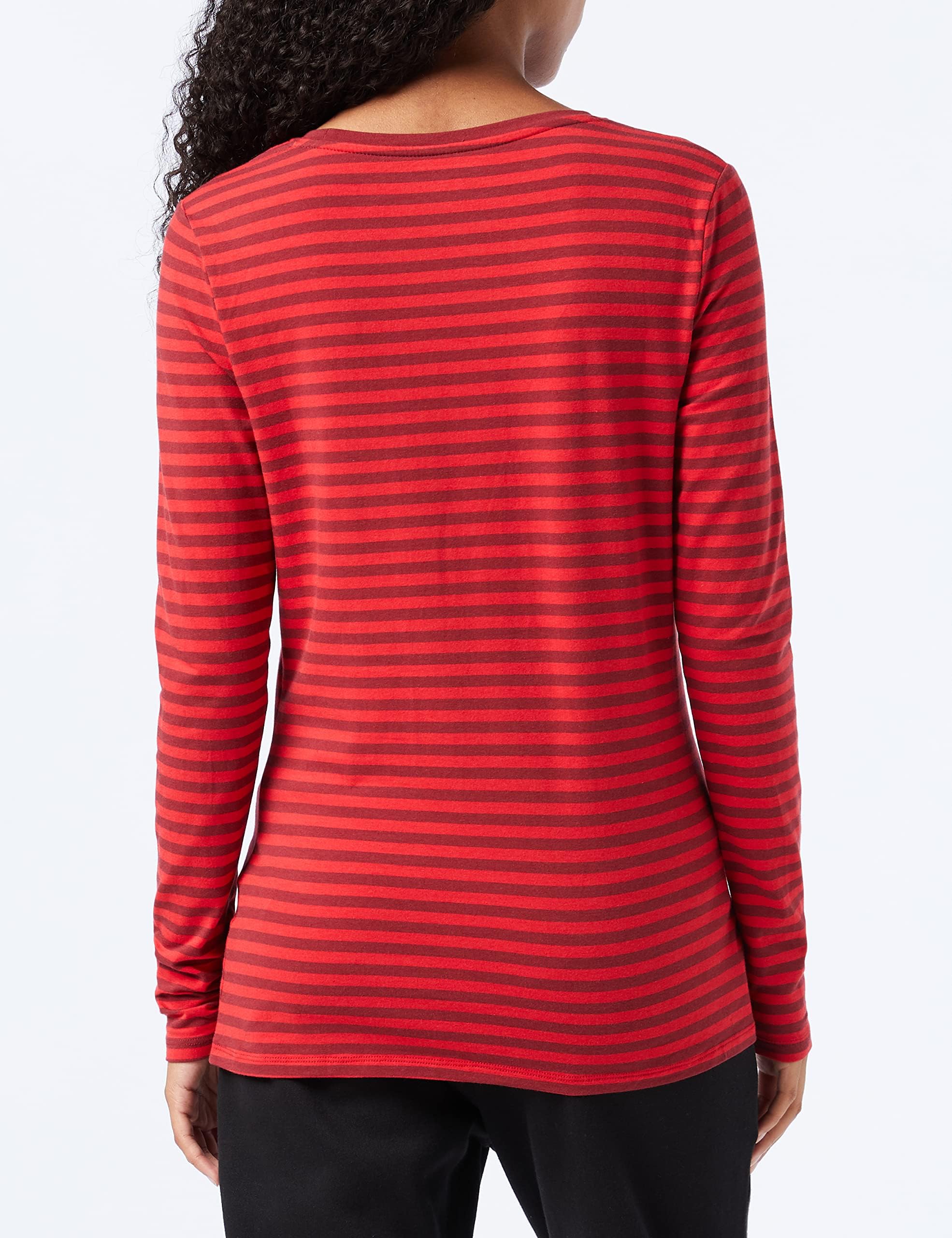 Amazon Essentials T-Shirt Girocollo a Maniche Lunghe, vestibilità Classica (Disponibile in Taglie Forti) Donna