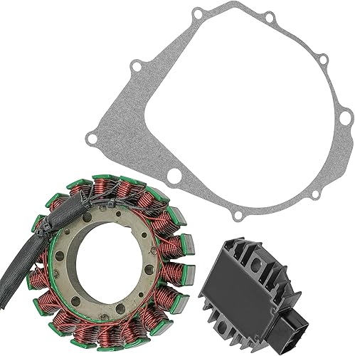 Miniatura 5 de Caltric Estator y Regulador Rectificador W/Junta Compatible Con Yamaha Raptor 350 Yfm350R 2004-2013