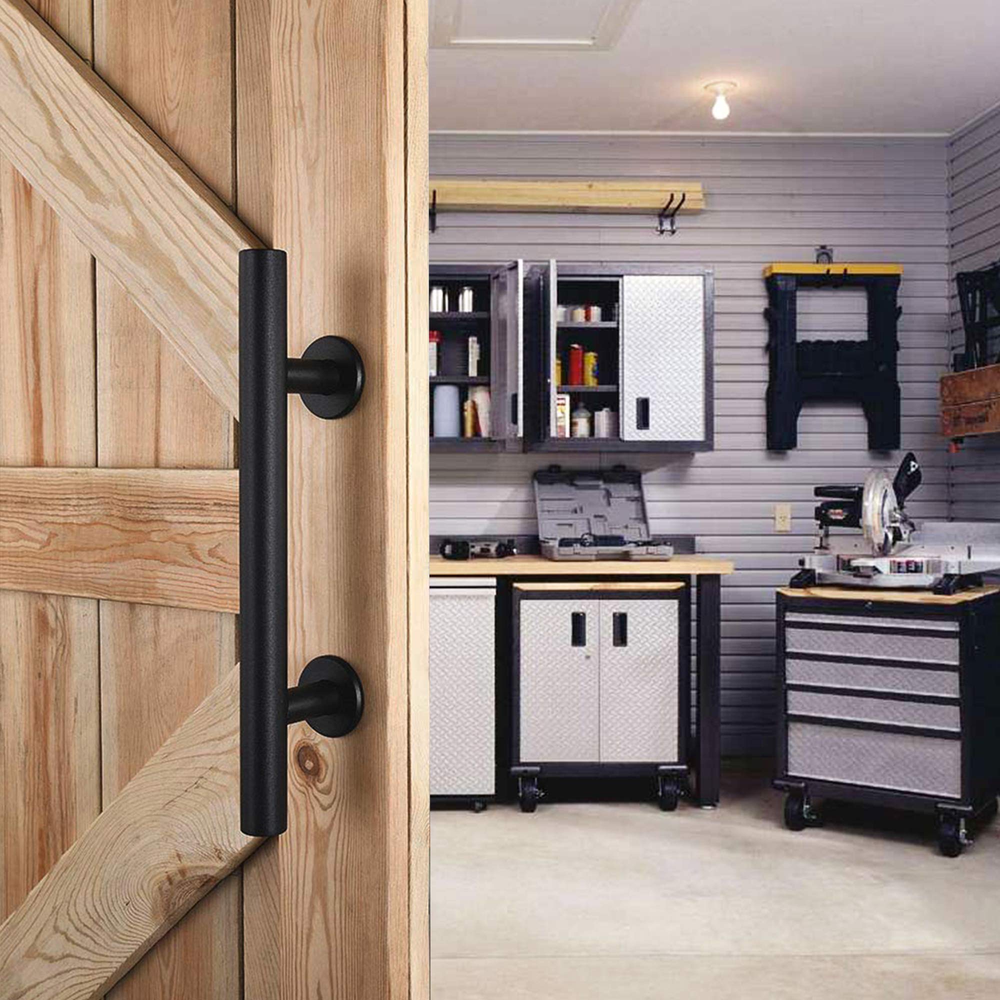 Sliding Barn Door Handle Pulls Upgrade 12" Pull and Push Sliding Door