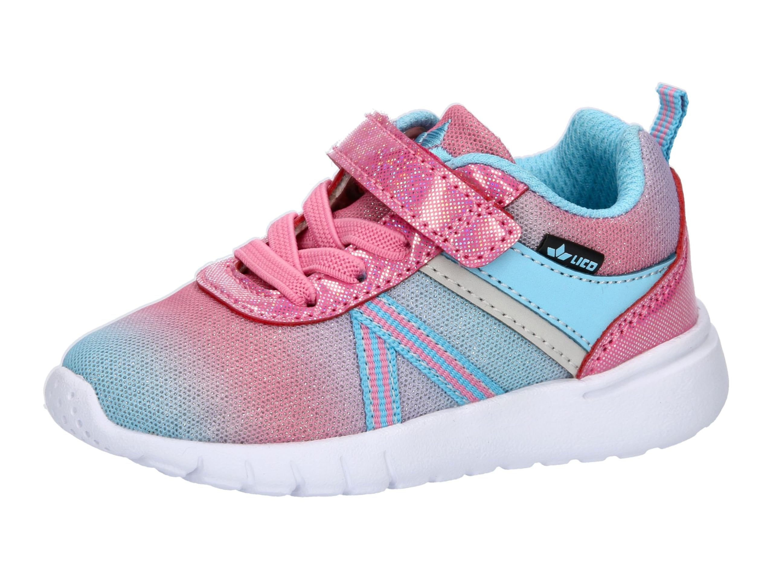 Lico Cakes VS, First Walker Shoe, rosa/türkis,