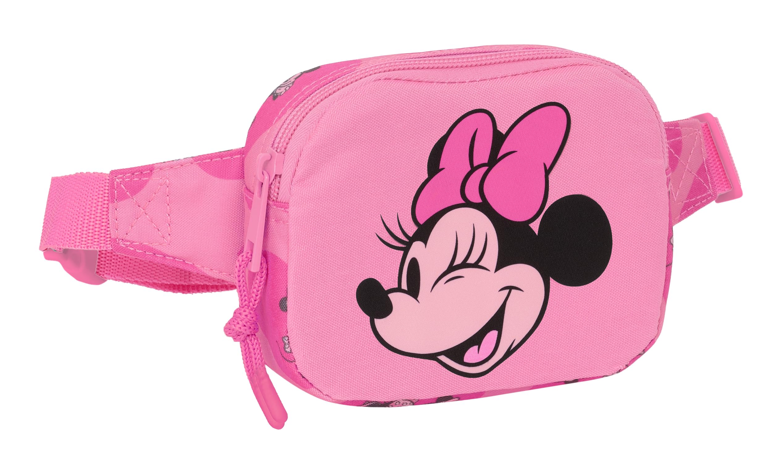 Safta MINNIE MOUSE LOVING - Bolsa de Deporte, Mochila, Ideal para Niños de Diferentes Edades, Cómoda y Versátil, Calidad y Resistencia, 40x23x24 cm, Color Rosa