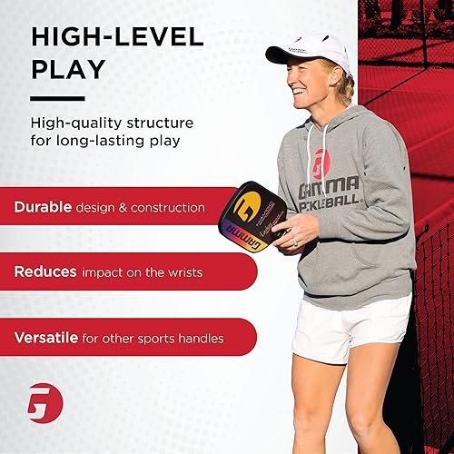 Miniatura 4 de GAMMA Sports Supreme Overgrip, for Tennis, Pickleball, Squash, Badminton, and Racquetball, Durable and Absorbent, Easy to Apply