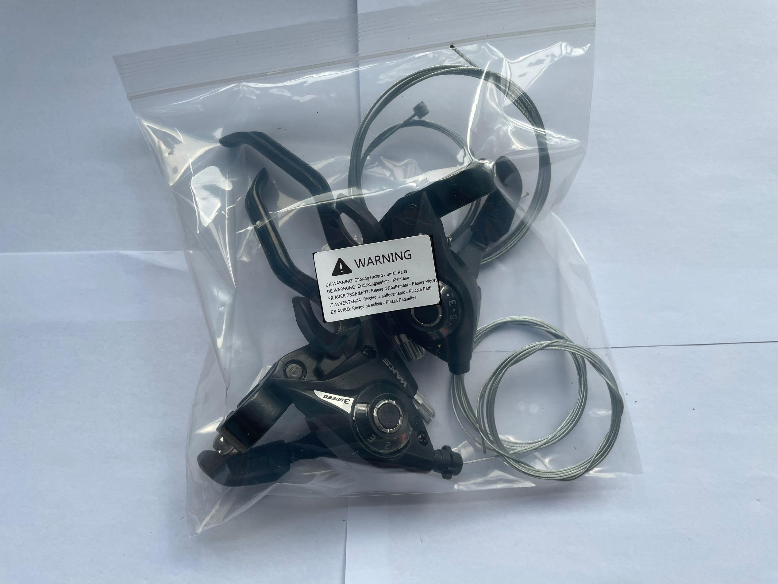 BESNIN Schalthebel Bremshebel 3 Gang Schalthebel 1 Paar 3x7 21 Gang Fahrrad Shifter für Mountainbike Faltrad Universal Ersatzteil (3 ×7 Gang)